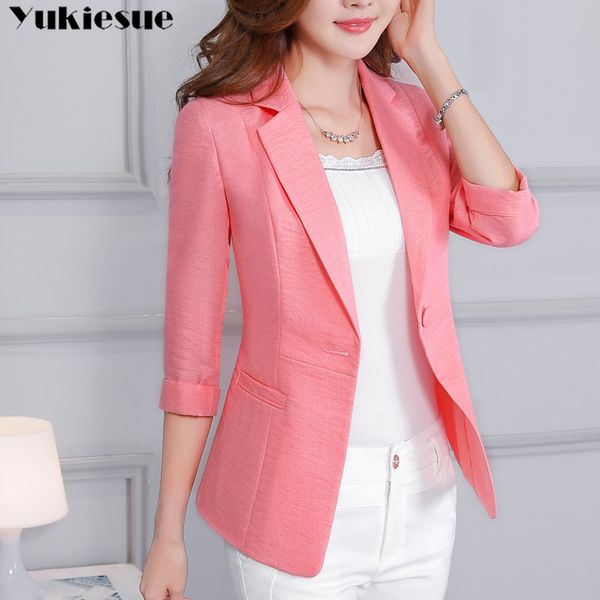cotton linen women blazers and jackets plus size 2019 spring autumn single button blaser female elegant blazer femme mujer, White;black
cotton linen women blazers and jackets plus size 2019 spring autumn single button blaser female elegant blazer femme mujer, White;black