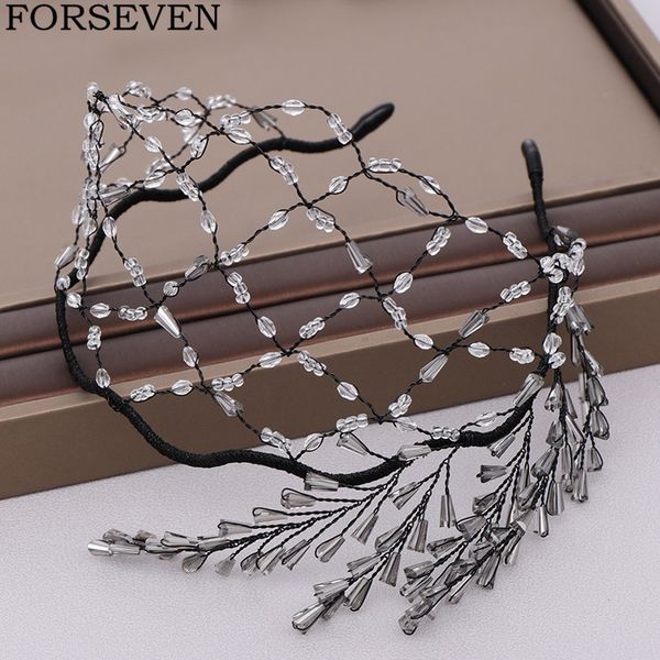 wedding hair accessories black crystal headband for women hair jewelry bridal tiara handmade bridal headband wedding headpiece, White;golden
wedding hair accessories black crystal headband for women hair jewelry bridal tiara handmade bridal headband wedding headpiece, White;golden