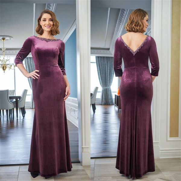 purple gorgeous mother of the bridal dresses long sleeves beaded velvet mermaid mother dress ruched knee-length wedding guest dress, Black;red
purple gorgeous mother of the bridal dresses long sleeves beaded velvet mermaid mother dress ruched knee-length wedding guest dress, Black;red