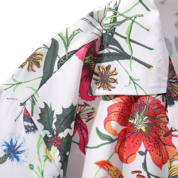 summer men hawaiian shirt beach printed short sleeve stand collar blouse 2019 casual vacation streetwear beach men shirts, White;black
summer men hawaiian shirt beach printed short sleeve stand collar blouse 2019 casual vacation streetwear beach men shirts, White;black