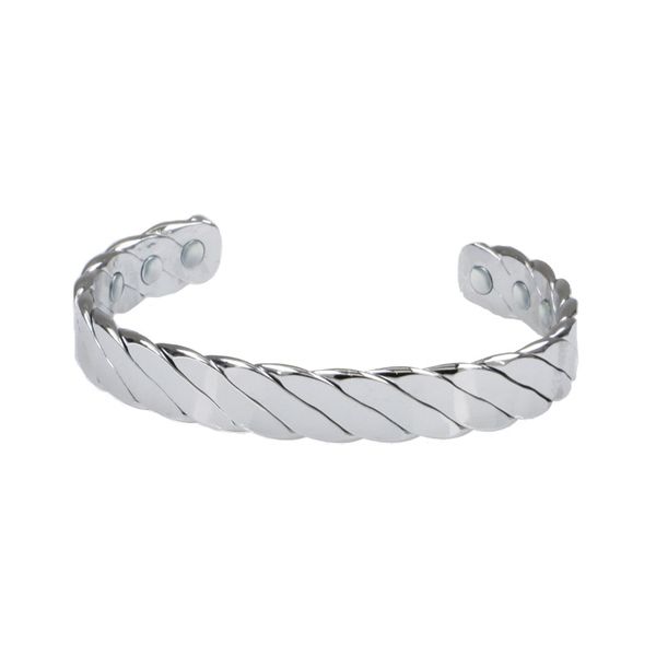 6 magets twisted copper bracelets for women silver -color health energy magnetic copper adjustable cuff bracelets & bangles, Black
6 magets twisted copper bracelets for women silver -color health energy magnetic copper adjustable cuff bracelets & bangles, Black
