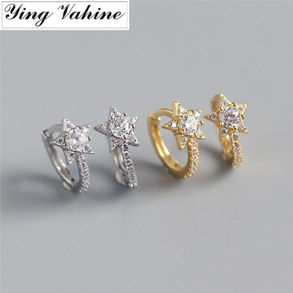ying vahine 100% 925 sterling silver small zircons stars stud earrings for women, Golden;silver
ying vahine 100% 925 sterling silver small zircons stars stud earrings for women, Golden;silver