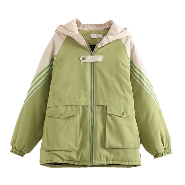 harajuku vintage streetwear new winter hooded short jacket warm parkas coats colour patchwork big pocket female thick parkas, Black
harajuku vintage streetwear new winter hooded short jacket warm parkas coats colour patchwork big pocket female thick parkas, Black