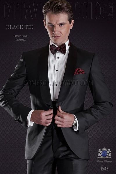classic shawl lapel wedding tuxedos slim fit suits for men groomsmen suit three pieces prom formal suits (jacket+pants+vest+tie) 520, Black;gray
classic shawl lapel wedding tuxedos slim fit suits for men groomsmen suit three pieces prom formal suits (jacket+pants+vest+tie) 520, Black;gray