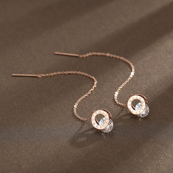 yikln titanium aço inoxidável roman rodada zircão ouvido linha feminina aumentou de ouro longa borla brincos de jóias para as mulheres, Golden
yikln titanium aço inoxidável roman rodada zircão ouvido linha feminina aumentou de ouro longa borla brincos de jóias para as mulheres, Golden