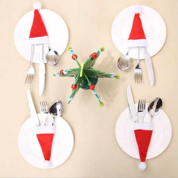2018 christmas decoration christmas hat cutlery set bottle decoration wholesale for family new year party in
2018 christmas decoration christmas hat cutlery set bottle decoration wholesale for family new year party in