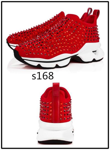 original box flat neoprene designer shoes sneakers mens red bottoms shoes womens rivet spiky sock junior spikes red sole shoe 8, Black
original box flat neoprene designer shoes sneakers mens red bottoms shoes womens rivet spiky sock junior spikes red sole shoe 8, Black