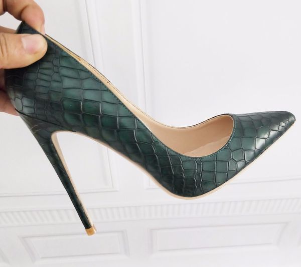 dark green women's shoes high heel 12cm / 10cm / 8cm heel tip pumps shoes small size 33 34, Black
dark green women's shoes high heel 12cm / 10cm / 8cm heel tip pumps shoes small size 33 34, Black