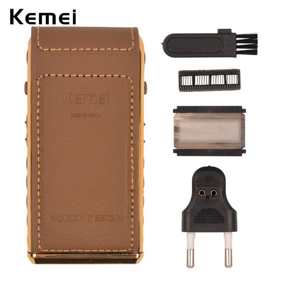 kemei reciprocating rechargeable electric shaver for men vintage leather razor beard shaving trimmer face care removal machine
kemei reciprocating rechargeable electric shaver for men vintage leather razor beard shaving trimmer face care removal machine