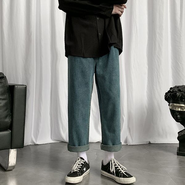 2020 men's loose baggy homme jeans stylish classic blue color casual pants biker denim solid color trousers large size -5xl
2020 men's loose baggy homme jeans stylish classic blue color casual pants biker denim solid color trousers large size -5xl