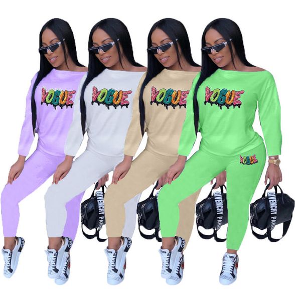 letters printed women 2pcs pants sequins long sleeve fashion womens sets casual womens clothing, White
letters printed women 2pcs pants sequins long sleeve fashion womens sets casual womens clothing, White