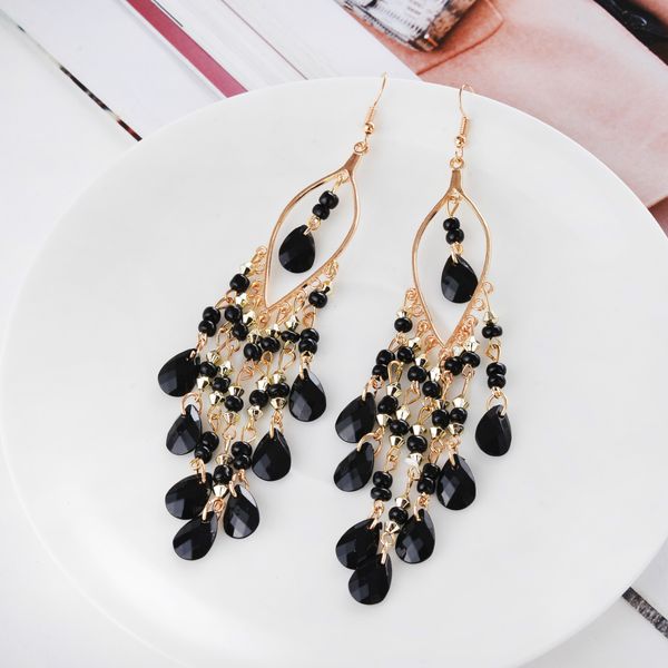 fashion jewelry women's vintage earrings tassels beads dangle earrings s238, Silver
fashion jewelry women's vintage earrings tassels beads dangle earrings s238, Silver