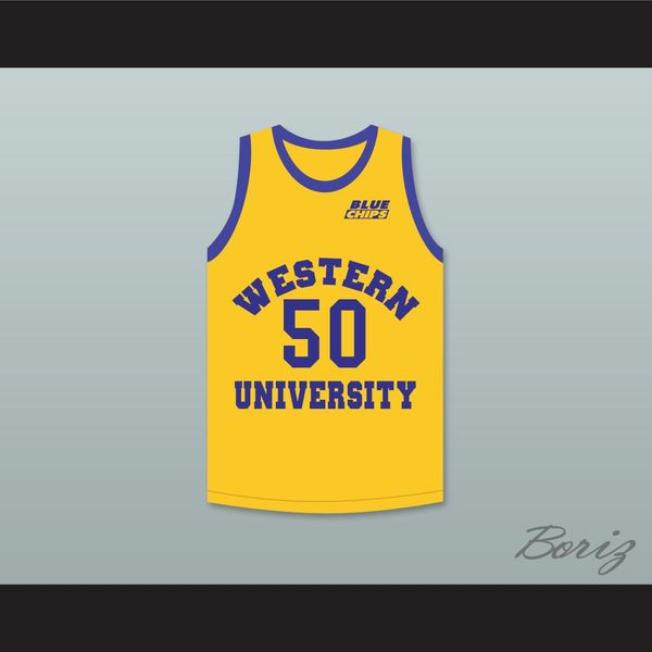 shaq neon boudeaux 50 western university yellow basketball jersey with blue chips patch custom any name any number, Black;red
shaq neon boudeaux 50 western university yellow basketball jersey with blue chips patch custom any name any number, Black;red