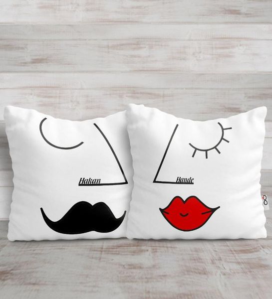 personalized dual lovers set-6 pillow case