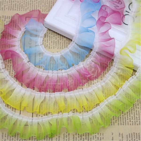 2.5cm fold lace ruffle lace trim ribbon pleated tape dress doll and girl dress clothes 0.98'' width, Black
2.5cm fold lace ruffle lace trim ribbon pleated tape dress doll and girl dress clothes 0.98'' width, Black