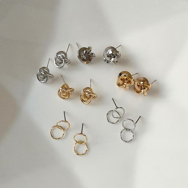 peri'sbox 3 designs wide and thin knot geometric earrings double circle gold stud earrings for women minimalist small, Golden;silver
peri'sbox 3 designs wide and thin knot geometric earrings double circle gold stud earrings for women minimalist small, Golden;silver