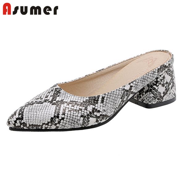 asumer 2020 women pumps pointed toe snake summer shoes comfortable simple square heel casual shoes ladies big size 48, Black
asumer 2020 women pumps pointed toe snake summer shoes comfortable simple square heel casual shoes ladies big size 48, Black