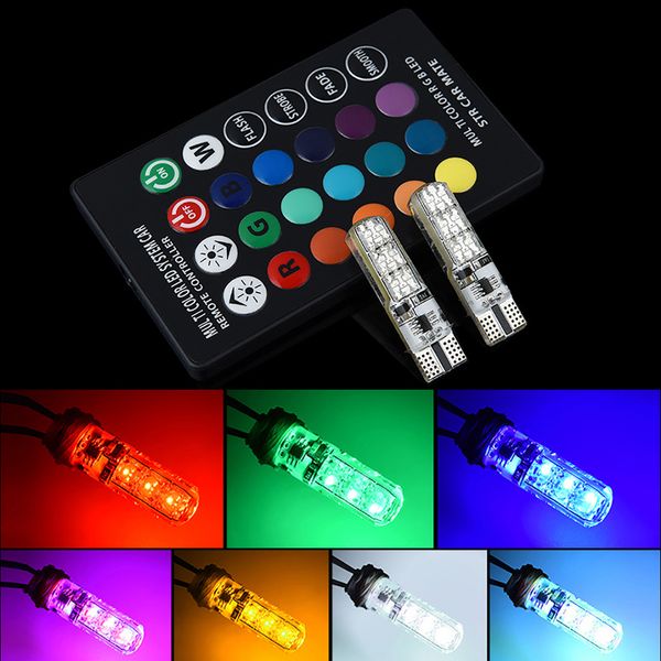 6smd rgb led remote control car multicolor w5w side light bulbs interior lighting car parking light
6smd rgb led remote control car multicolor w5w side light bulbs interior lighting car parking light