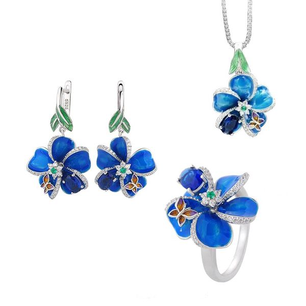 kofsac new fashion 925 silver earrings women jewelry sets exquisite enamel butterfly love flower necklaces rings girl gifts
kofsac new fashion 925 silver earrings women jewelry sets exquisite enamel butterfly love flower necklaces rings girl gifts