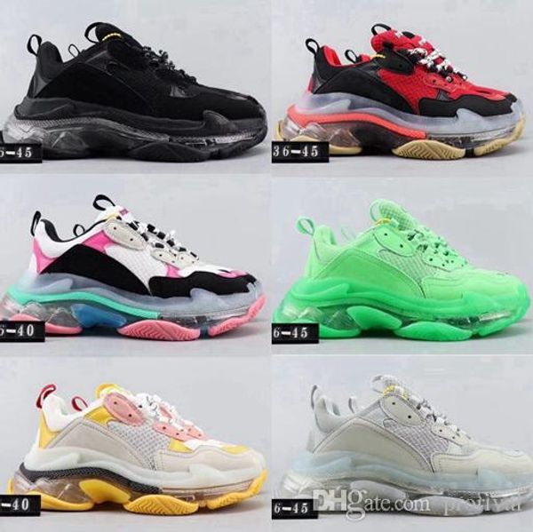 paris 2019 crystal bottom triple-s leisure shoes luxury dad shoes platform triple s sneakers for men women vintage kanye old grandpa trainer
paris 2019 crystal bottom triple-s leisure shoes luxury dad shoes platform triple s sneakers for men women vintage kanye old grandpa trainer