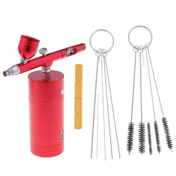 dual action airbrush kit compressor air brush with 11pcs cleaning accessories cake decorating brushes for manicure
dual action airbrush kit compressor air brush with 11pcs cleaning accessories cake decorating brushes for manicure