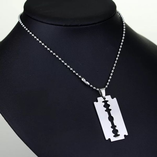 cool razor blades pendant necklaces men jewelry chain steel male shaver shape necklaces & pendants
cool razor blades pendant necklaces men jewelry chain steel male shaver shape necklaces & pendants