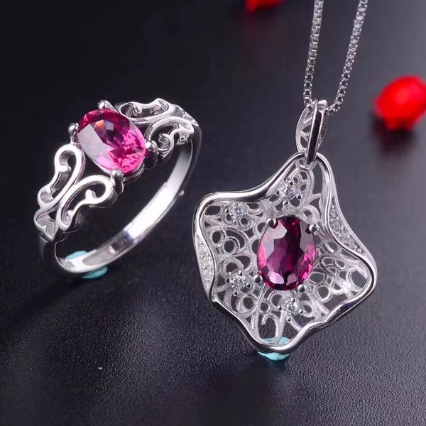 meibapj fine quality natural red garnet gemstone trendy jewelry set for women real 925 sterling silver charm fine jewelry, Black
meibapj fine quality natural red garnet gemstone trendy jewelry set for women real 925 sterling silver charm fine jewelry, Black