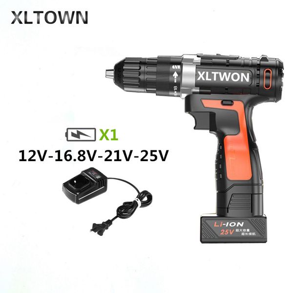 xltown new lithium electric drill 12/16.8/21/25v rechargeable lithium battery multifunction electric screwdriver power tools
xltown new lithium electric drill 12/16.8/21/25v rechargeable lithium battery multifunction electric screwdriver power tools