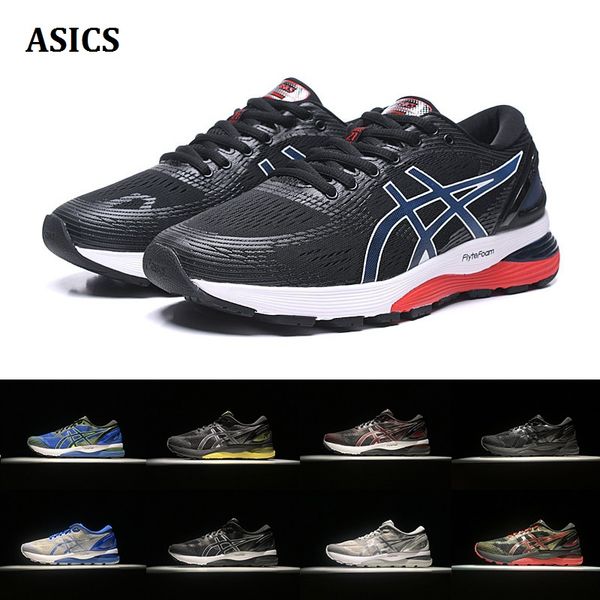 asic gel-nimbus 21 designer sports shoes for men asicss black blue golden knit running shoes utility man trainer sneakers zapatos chaussures, White;red
asic gel-nimbus 21 designer sports shoes for men asicss black blue golden knit running shoes utility man trainer sneakers zapatos chaussures, White;red