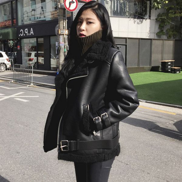 2018 new fashion women autumn\winter black faux leather pu jackets zipper basic coat turn-down collar biker jacket with blet
2018 new fashion women autumn\winter black faux leather pu jackets zipper basic coat turn-down collar biker jacket with blet