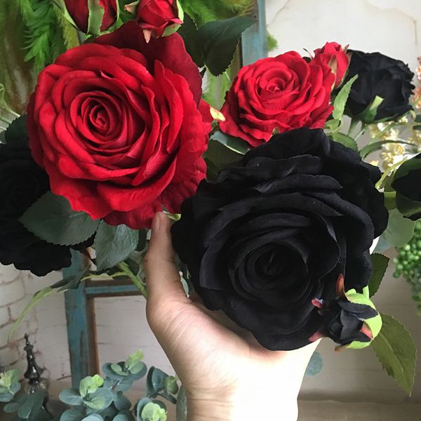 large luxury velvet rose branch artificial flowers wedding home decoration roses flores fleurs artificielles
large luxury velvet rose branch artificial flowers wedding home decoration roses flores fleurs artificielles