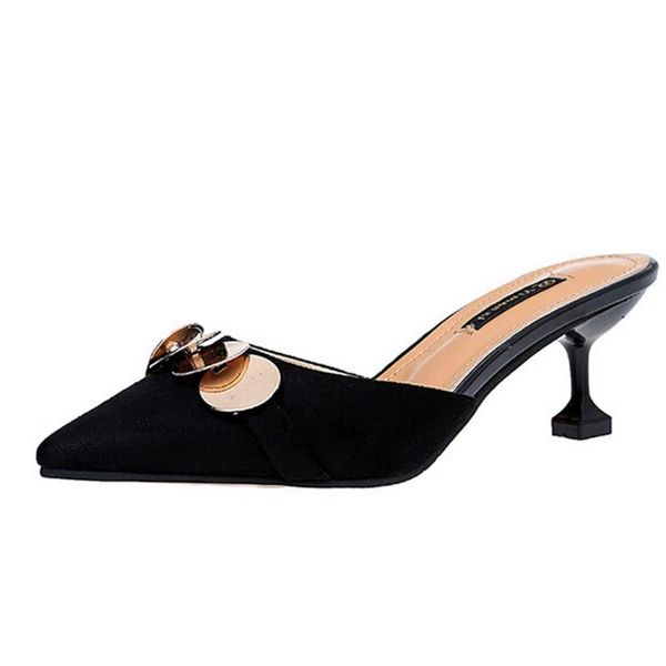 sandals sagace women's fashion summer peep toe high heeled slip-on pointed casual thin heels slippers shoes 2021 x1220, Black
sandals sagace women's fashion summer peep toe high heeled slip-on pointed casual thin heels slippers shoes 2021 x1220, Black