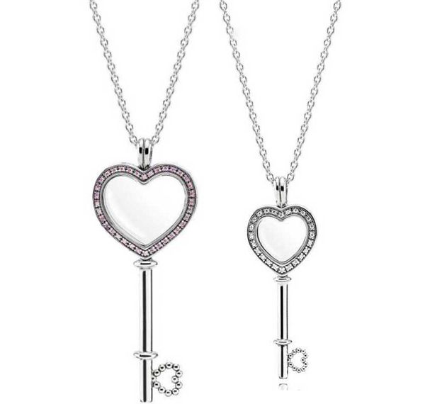 large pink & small white heart key floating locket pendant necklace 100% real 925 sterling silver necklace for womengui
large pink & small white heart key floating locket pendant necklace 100% real 925 sterling silver necklace for womengui