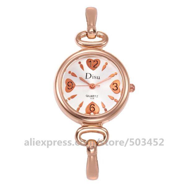 100pcs/lot 359 new bracelet watch heart womens watch wholesale fashion thin belt student wrist watches for women, Slivery;brown
100pcs/lot 359 new bracelet watch heart womens watch wholesale fashion thin belt student wrist watches for women, Slivery;brown