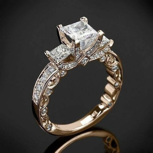 luxurious elegant zircon ring geometric square ring silver rose gold color rings for women wedding engagement jewelry, Slivery;golden
luxurious elegant zircon ring geometric square ring silver rose gold color rings for women wedding engagement jewelry, Slivery;golden
