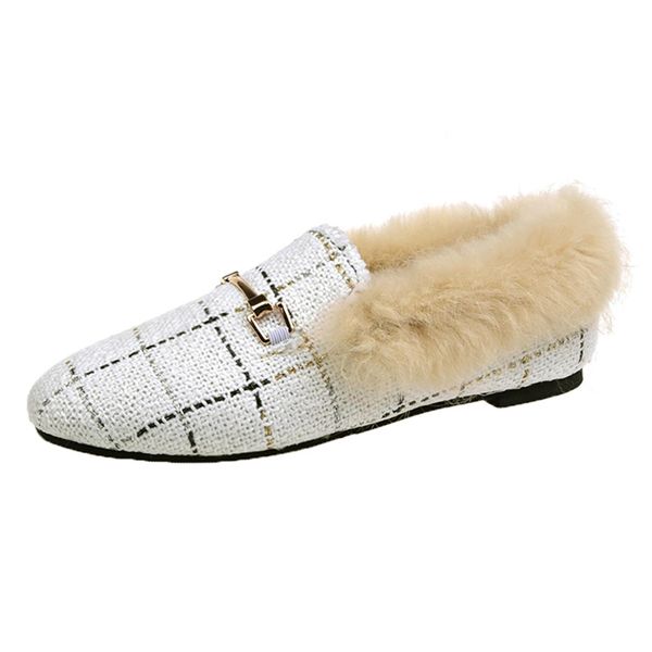 fur shoes women's winter wear plus velvet plaid shoes flat-bottom warm women fashion wild cute girl black white size 35-39
fur shoes women's winter wear plus velvet plaid shoes flat-bottom warm women fashion wild cute girl black white size 35-39