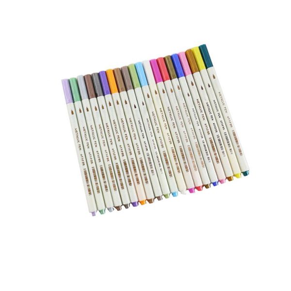 metallic markers 20 pcs metallic marker pens, 20 assorted colors for diy p birthday gift card album silver gold white marker
metallic markers 20 pcs metallic marker pens, 20 assorted colors for diy p birthday gift card album silver gold white marker