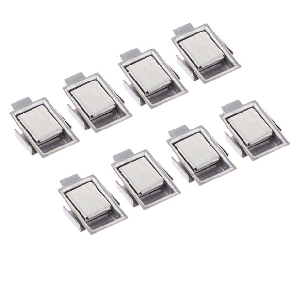 8x silver stainless steel latch mini paddle door lock rv camper tool box 
8x silver stainless steel latch mini paddle door lock rv camper tool box