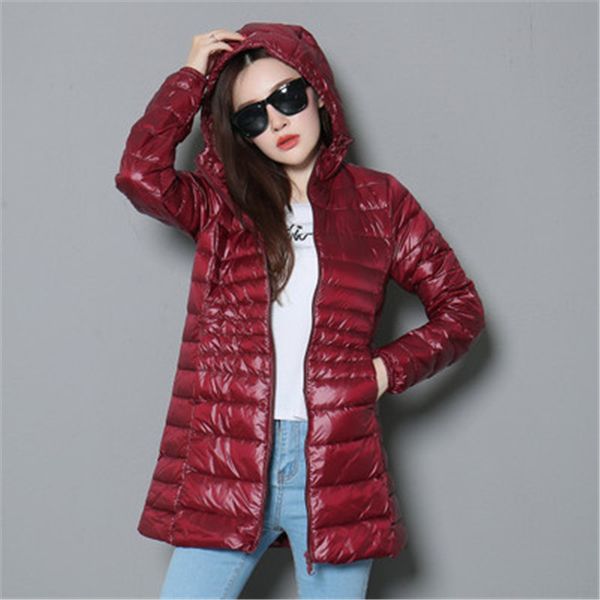 2018 winter women duck downs jacket coat slim parkas ladies coat long hooded plus size 6xl ultra light outerwear d462, Black
2018 winter women duck downs jacket coat slim parkas ladies coat long hooded plus size 6xl ultra light outerwear d462, Black