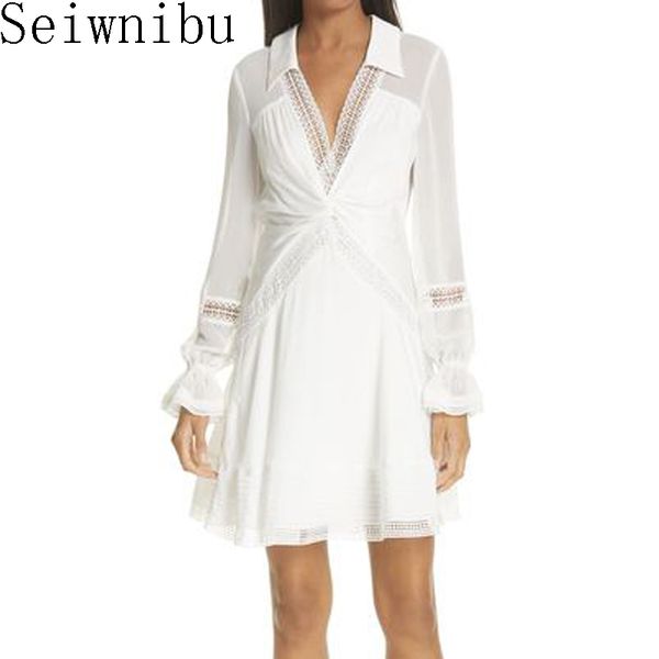 hollow out white dress for women v neck lantern sleeve high waist knee-length dresses female summer 2019 elegant new, Black;gray
hollow out white dress for women v neck lantern sleeve high waist knee-length dresses female summer 2019 elegant new, Black;gray