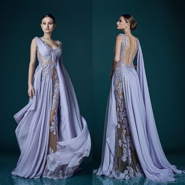 luxurious lavender a line prom dresses 2019 v neck lace applique side splits formal evening gowns backless robes de soirée, Black
luxurious lavender a line prom dresses 2019 v neck lace applique side splits formal evening gowns backless robes de soirée, Black