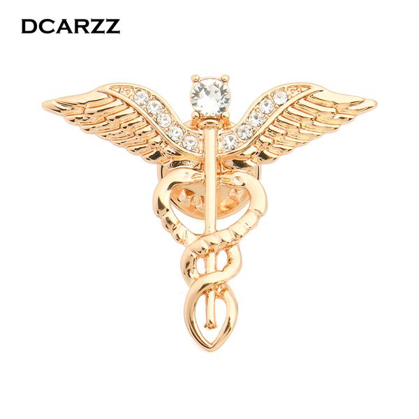 gold color caduceus pin medical jewelry gift for doctor/nurse/medical student rod of asclepius emergency crystal brooch, Gray
gold color caduceus pin medical jewelry gift for doctor/nurse/medical student rod of asclepius emergency crystal brooch, Gray