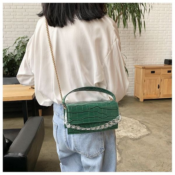 2020 new shoulder bag women's fashion korean version of the crocodile pattern small square bag casual retro handbag
2020 new shoulder bag women's fashion korean version of the crocodile pattern small square bag casual retro handbag