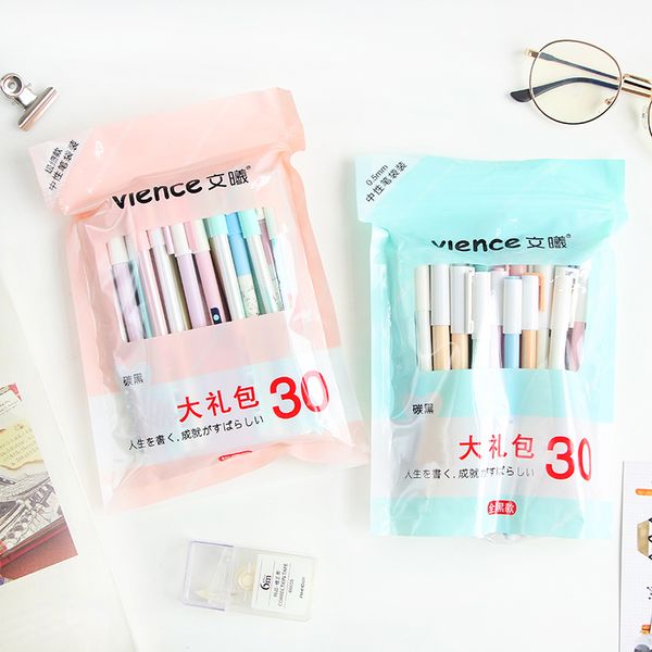 30 pcs gel pen bag set kawaii candy color stationery various korea office supplies pens birthday gift writing pen black ink pens
30 pcs gel pen bag set kawaii candy color stationery various korea office supplies pens birthday gift writing pen black ink pens