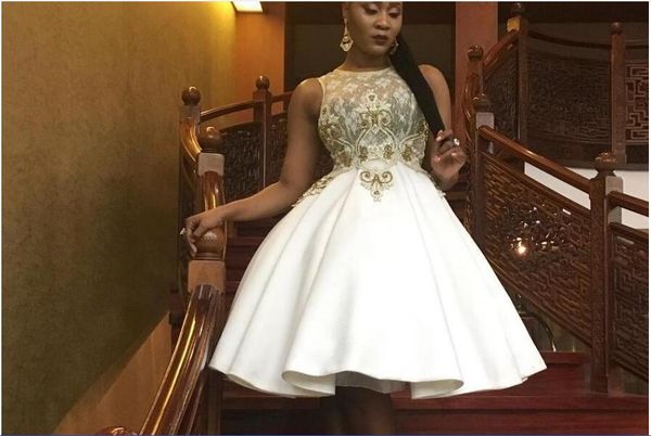 knee length black girl short prom dresses with sheer neckline appliques party formal evening gowns a line satin homecoming dress, Red
knee length black girl short prom dresses with sheer neckline appliques party formal evening gowns a line satin homecoming dress, Red
