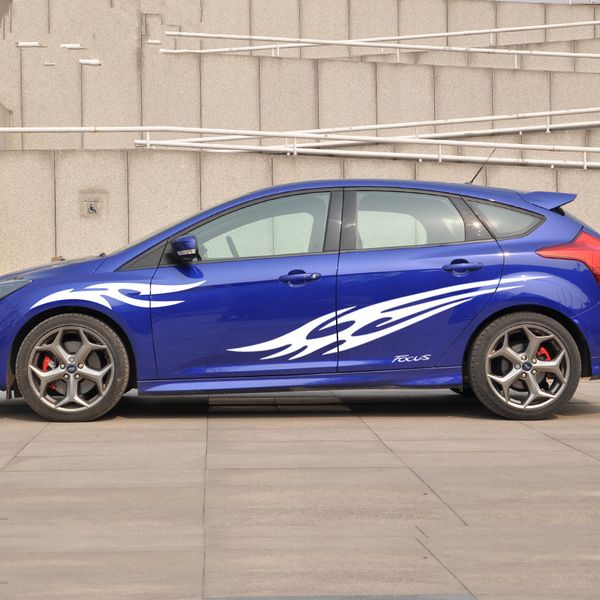 2pcs/set car modified waist pull decals flame whole body sticker scratches personality stickers 
2pcs/set car modified waist pull decals flame whole body sticker scratches personality stickers