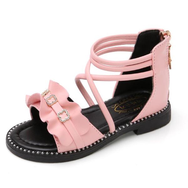 2020 children's roma sandals pu leather girls sandals soft sole summer breathable princess fashion size 26-37, Black;red
2020 children's roma sandals pu leather girls sandals soft sole summer breathable princess fashion size 26-37, Black;red