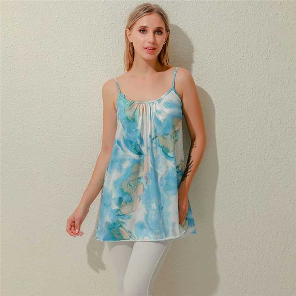2020 women camisole tie-dye rainbow color vest fashion loose backless sleeveless casual camis summer casual vest, White
2020 women camisole tie-dye rainbow color vest fashion loose backless sleeveless casual camis summer casual vest, White