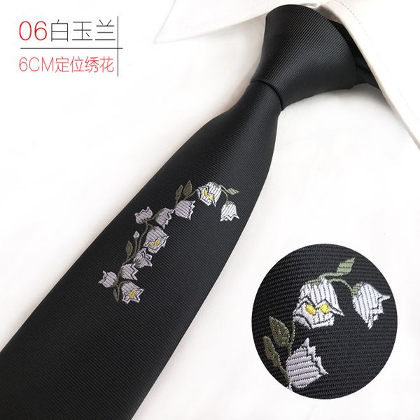men jacquard woven embroidery flower wedding party holiday narrow neck tie new polyester 6cm silk floral business necktie cravat, Black;gray
men jacquard woven embroidery flower wedding party holiday narrow neck tie new polyester 6cm silk floral business necktie cravat, Black;gray