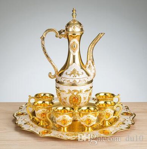 european-style russian alloy living room set creative metal vintage liquor gift set home decoration
european-style russian alloy living room set creative metal vintage liquor gift set home decoration